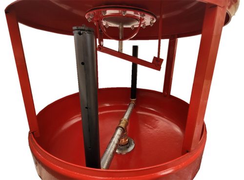 Automata szívószűrő csatornához, 80mm, DN100-as karimás csatlakozzással