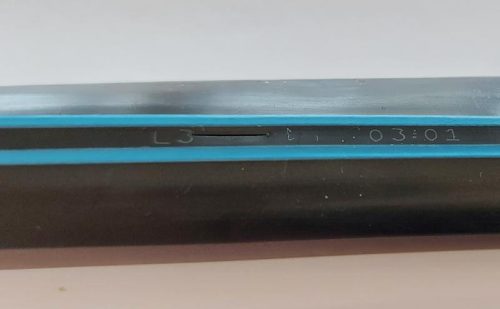 Aqua Traxx csepegtető szalag kékcsíkos 6mil, 10cm oszt.  2500m/tek  1,41l/h