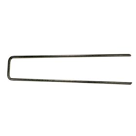   Fém "U" leszúró tüske 17x3,5cm agroszövet, vakondháló rögzítéséhez