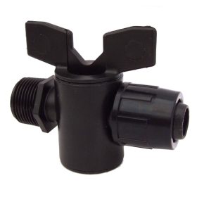   Irr 20mm x 3/4" külső menetes, gyorskötő csap IRRME (fekete)