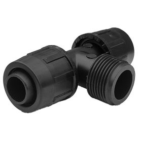   IRR T-idom 25mm x 3/4" x 25mm külső menetes, gyorskötő idom