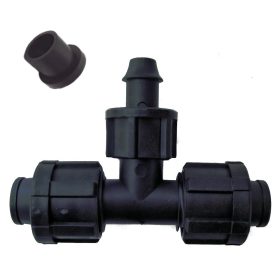   Tape csepegtető szalag gumigyűrűs T indító 17mm x gumigyűrűvel x 17mm  6-15miles szalaghoz