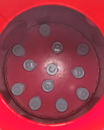 Médiaszűrő 6/4"-es menettel, DN50-es karimával, egy kamrás, 20m3/h, 130kg homok (nem tartozék)