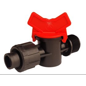   Tape csepegtető szalag indító csap 17mm x 3/4" külső menetes 6-15miles szalaghoz (piros)