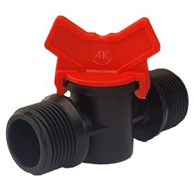 Palaplast csap 3/4" külső menetes  (piros)