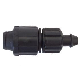   Fordított szorítású csepegtetőcső indító idom 20mm x körmös, gumigyűrű nélkül
