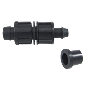   Fordított szorítású csepegtetőcső indító idom 20mm x körmös, gumigyűrűvel