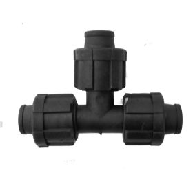   Tape csepegtető szalag egál T idom 17mm x 17mm x 17mm, 6-15miles szalaghoz