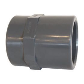 PVC nyomóidom egyenes 75mm x 3" belső menettel 