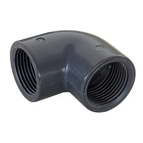 PVC könyök 1" belső menettel