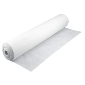   Geotextil 150g 2mx100m  fehér/fekete, nem hőkezelt, bolyhos  mért