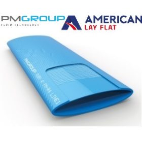 PVC flat tömlő 4 bar 65-ös kék Ruby  100m/tek PM