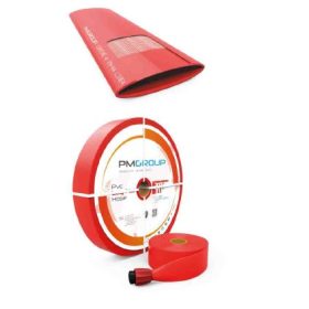 PVC flat tömlő 16 bar 78-as piros Carmine 50m/tek PM 