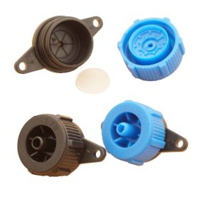   Tplus tisztítható csepegtető gomba PC 4l/h 4mm-es osztóhoz, 8l/h  5mm-es osztóhoz