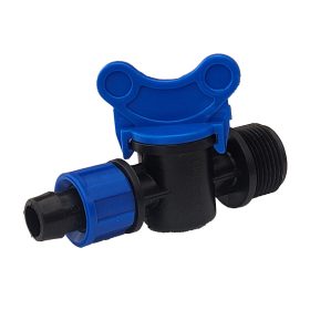   Csap 20-as fordított szorítású x 3/4" külső menetes (kék)