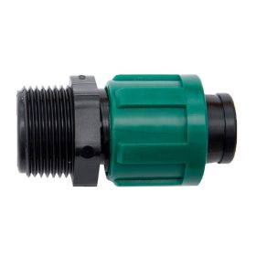   Tape csepegtető szalag indító 22mm x 3/4" külső menetes, zöld szorítógyűrűvel 6-8miles szalaghoz