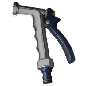 Öntözőpisztoly fém fényes 