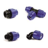 KPE, PE sötétkék mg. idomok 16 barig